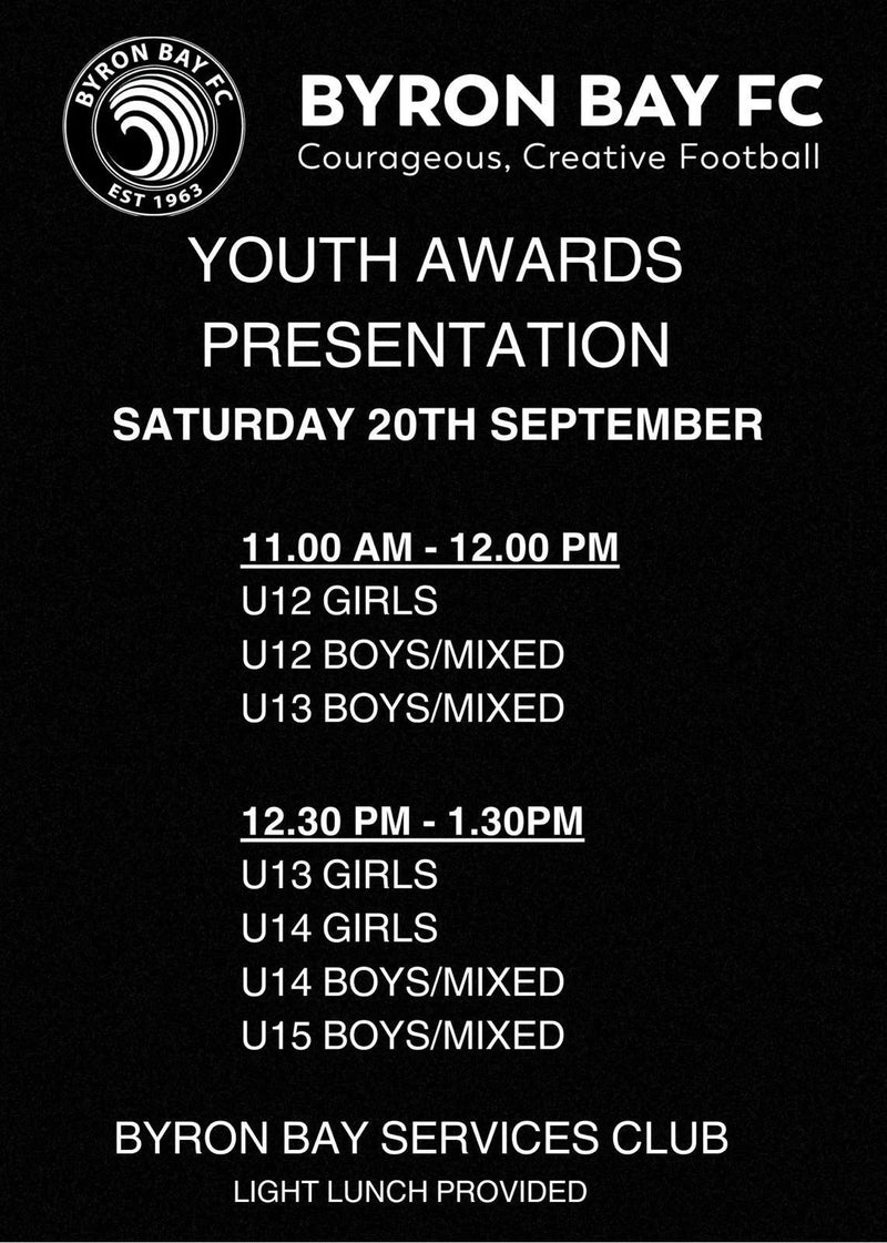 Youth and Seniors Awards Day Reminder
